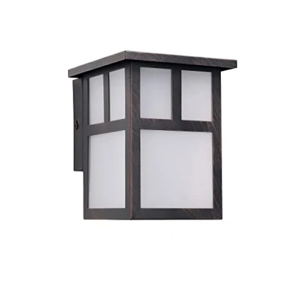 Imagen de FORLIGHT Osaka Lanterna da parete per esterno a 1 Luce Marrone ruggine