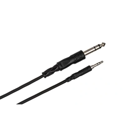 Imagen de Hosa CMS 105, Stereo Interconnect, 3.5 mm TRS to 1/4 in TRS, 5 ft