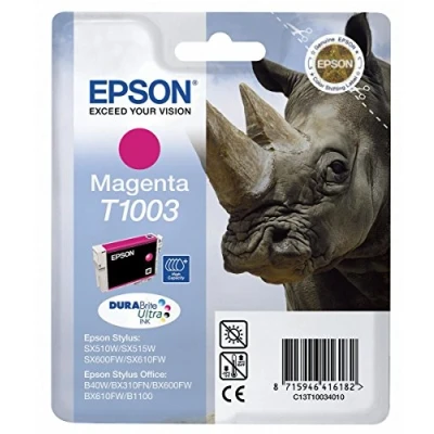 Imagen de Epson T1003 Ink Cartridge Magenta, 141.75 x 112 30 mm, 55 g