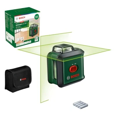 Imagen de Bosch Nivel láser de Líneas Cruzadas UniversalLevel 360 (líneas en vertical + horizontal, incl. para la alineación por toda estancia, caja cartón)