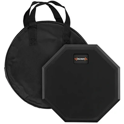 Imagen de Almohadilla de práctica batería 8 &quot;World Rhythm silenciosa una cara, pulgadas, para principiantes y con bolsa transporte