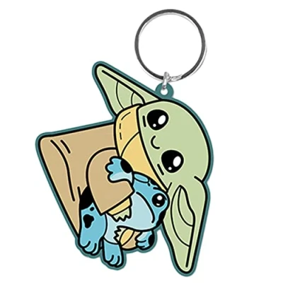 Imagen de Pyramid Star Wars The Mandalorian (Grougu&#039;S Little Friend) Rubber Keychain