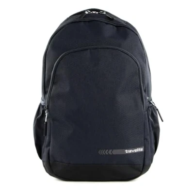 Imagen de travelite La Mochila para equipaje de mano talla L cumple con las dimensiones del cabina IATA, serie KICK OFF vacaciones y deporte, Gris (D&#039;anthrazit), (45 cm/22 Litros)