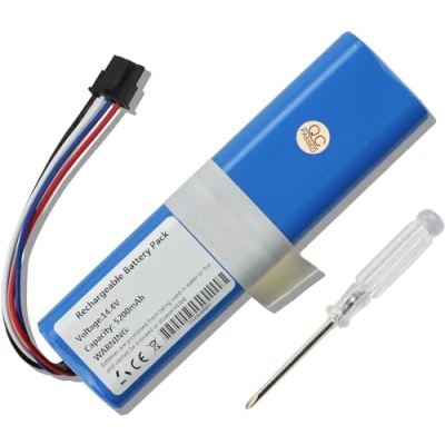 Imagen de ANTIEE 5200mAh Vacuum Cleaner Batería para D9 D10 Plus L10 Pro D10s L10s RLS5 BL0 F9 Z10 WH0 RVS5 RL55L MAX with P2008 4S2P MMBK Avec Aspirateurs 14.4V