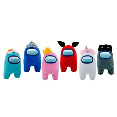 Imagen de Famosa Softies Among Us, Peluches Surtidos del Juego Online de 30 cm con Diferentes y Divertidos Accesorios como los Juego, Suave, blandito Relleno Fibra reciclada Aleatorio (760021083)