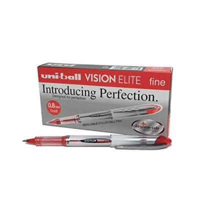 Imagen de Uni ball UB 200 Vision Elite, 12 unidades, Rojo