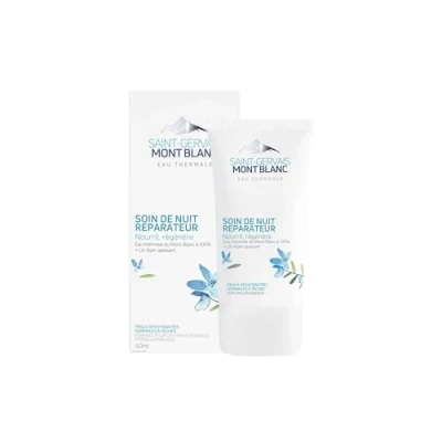 Imagen de Saint Gervais Mont Blanc Tratamiento de Noche Nutritivo Reparador, Pieles deshidratadas, normales a secas, 40 ml