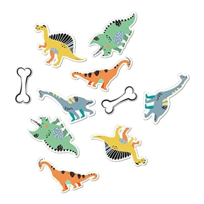 Imagen de Folat Confeti de mesa XL Dino Roars 45 piezas, multicolor (68322)