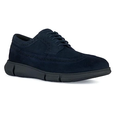 Imagen de Geox U Adacter F C, Oxford Flat Hombre, Azul Marino, 42 EU
