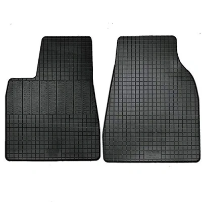 Imagen de AutoStyle CK RTS01 Juego de alfombrillas suelo caucho macizo delante 2 negro