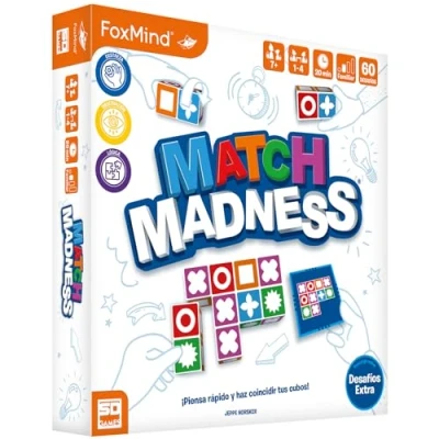 Imagen de SD GAMES Juego de Mesa Match Madness, Edad 7+, Velocidad y Percepción