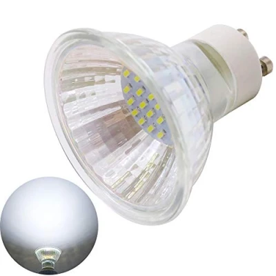 Imagen de Xindaxin® bombilla LED GU10 de 1,5 W, equivalente a halógena 15 luz blanca fría 6000 K, ángulo haz 120, 1 unidad