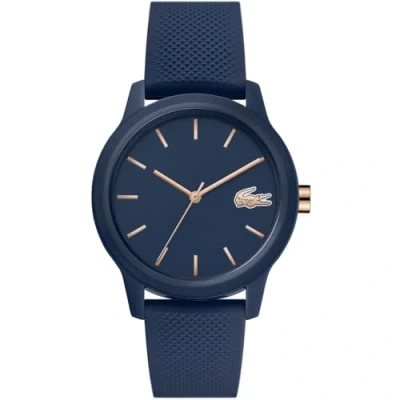Imagen de Lacoste Reloj Analógico de Cuarzo para mujer con Correa en silicona Azul Marino 2001067