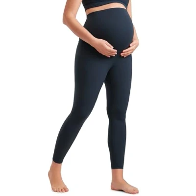 Imagen de CRZ YOGA Butterluxe Mallas de Maternidad sobre el Vientre Embarazo Suaves 63cm True Navy 42