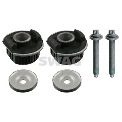 Imagen de SWAG 10 92 2266 juego de reparación, cuerpo del Eje trasero, delante con tornillos MERCEDES BENZ: Clase C T modell