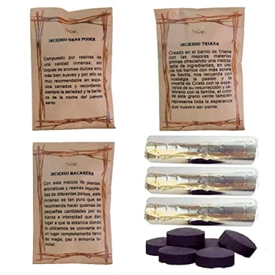 Imagen de Incienso Semana Santa Esperanza de Triana en Grano 50 Gramos liturgia Pascua para Quemador incensario (Esperanza Triana, Gran Poder, Macarena (CC))