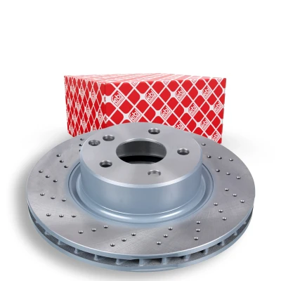 Imagen de FEBI BILSTEIN 22683 Disco de freno Eje delantero 312 28 5 112 perforado/ventil. int. revestido MERCEDES BENZ: Clase S Berlina, Coupé