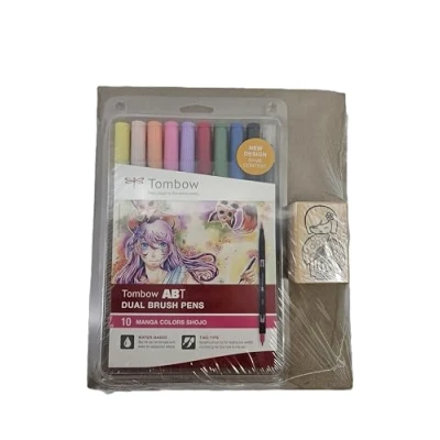 Imagen de Tombow ABT 10C MANGA2 ST Manga Conjunto de 10 x punta fina Dual Brush Plumas sello