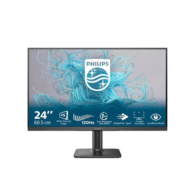 Imagen de Philips 24E1N1100 Monitor Full HD de 24 Pulgadas, 120 Hz, Sincronización Adaptativa. (1920x1080, 1x D Sub, HDMI 1.4) Negro