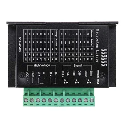 Imagen de DollaTek Tb6600 4A 9 42V Controlador CNC de Motor Paso a Paso, Nema Ejes híbridos bifásicos Dos para