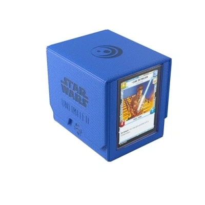Imagen de Gamegenic Star Wars Unlimited Deck Pod ¡Lleva tu Experiencia de Juego a un Nuevo Nivel! Caja para Mazos Premium Caben 60 Cartas con Doble Funda Diseñado TCG Azul