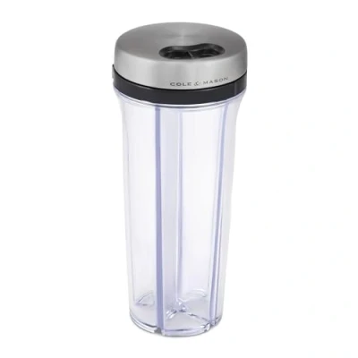 Imagen de Cole &amp; Mason Saunderton Coctelera de Especias y Hierbas Con Tapa, Tarro Para Cocina, Organizador Hierbas, Acero Inoxidable/Acrílico, Contenedor Vacío