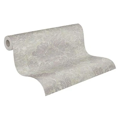 Imagen de Papel pintado Barroco Alena St. Petersburg Metropolitan Stories 2 A.S. Création tejido no 10.05 m x 0.53 Beige Gris Fabricado en Alemania 379014 37901 4