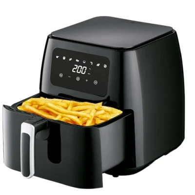 Imagen de Freidora de Aire sin Aceite 8 Litros Dietética y Digital, Panel Táctil, Acabados en Acero Inox, programas, temporizador (8 1700 W)