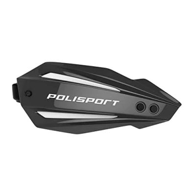 Imagen de POLISPORT 8308600001 Paramanos BULLIT FWA 2 puntos de fijación con barra plástico MX Style fabricado kit montaje incluido compatible todos los modelos motocross/enduro en color negro