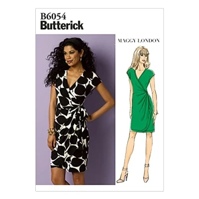 Imagen de Butterick Patrón de Vestido para Mujer, Blanco, E5 (14 16 18 20 22)