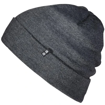 Imagen de Enter the Complex® Gorro Invierno, Mujer y Hombre, 100% Lana Merino, de Punto, Casual Beanie, Antracita, Talla Única