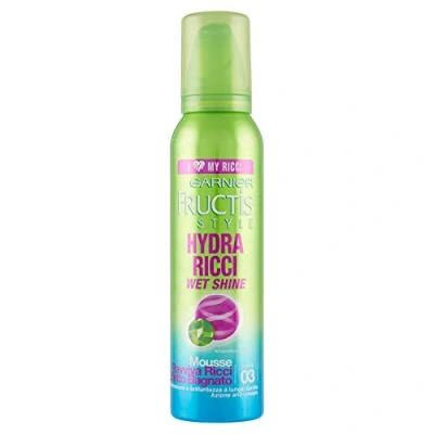 Imagen de Garnier Fructis Hydra Ricci Wet Shine Espuma definicion &amp; brillo, 200 ml