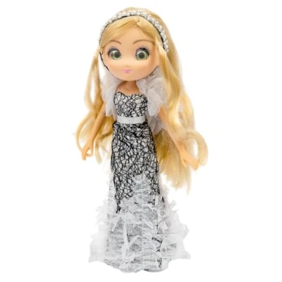 Imagen de UNIQUE EYES Gran Galà Amy en un Elegante Vestido para una Noche de Gala, con Diadema Que se transforma Pulsera ti, niñas a Partir 3 años, MYM16100, Giochi Preziosi
