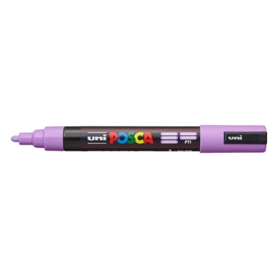 Imagen de Uni Ball 182538 Marcador POSCA con punta redonda, ancho de trazo 1,8 2,5 mm, lavanda, morado, 1 unidad