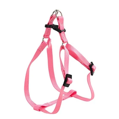 Imagen de Ferplast Arnés Perro Pequeños Easy S, Gato Ajustable, Fácil de Llevar, 35 53 cm. Rosa