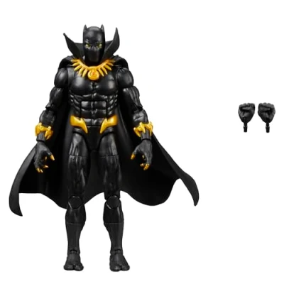 Imagen de Marvel Legends Series, Black Panther, Figura Coleccionable de los cómics a Escala 15 cm