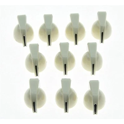 Imagen de KAISH 10 perillas para amplificador de guitarra con pedal efecto cabeza pollo, color blanco