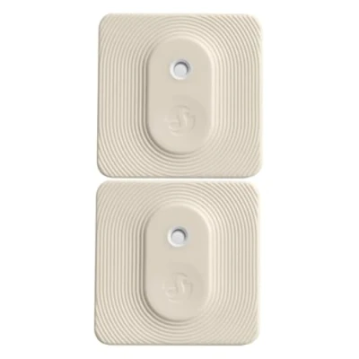 Imagen de Shelly Blu H&amp;T Ivory Pack de 2 Sensor temperatura y humedad controlado por Bluetooth Resistente a salpicaduras polvo Clase protección IP54 Aplicación iOS Android Cifrado