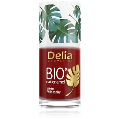 Imagen de Delia Cosmetics Esmalte de uñas Bio Green Apto para veganos Opacidad y brillo perfectos Aplicación fácil rápida Ingredientes naturales Color larga duración hasta 6 días 11ml