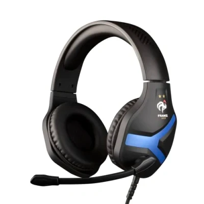 Imagen de Konix FFF Auriculares Gaming Nemesis PS4, PS5, Switch, Xbox One y Series XS Micrófono 45 Cable 1,5 m Conector Jack 3,5 mm Negro Azul