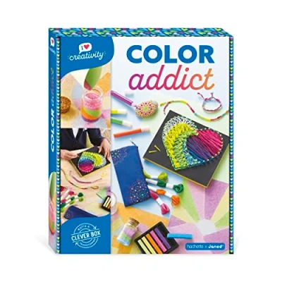 Imagen de Janod Multiactividades Color Addict I Love Creativity 8 Creaciones Manualidad Creativa Motricidad Fina y Concentración A Partir de Años, J07754