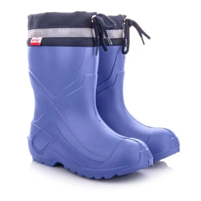 Imagen de LEMIGO EVA Botas de Lluvia Para Niños Agua Ligeras Amarillo Azul Rosa 24 37 (Azul, numeric_28)