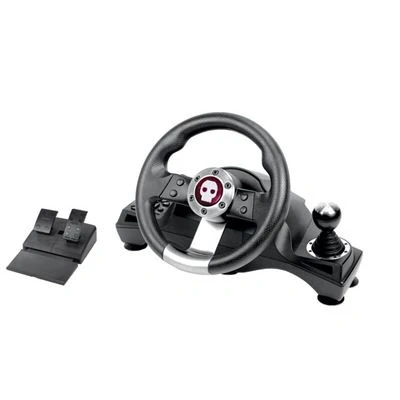 Imagen de TUBBZ Numskull Next Gen Pro Racing Wheel with Pedals and Shifter Compatible Xbox Series XS, One, PS4 PC Realistic Steering Controller Accessory