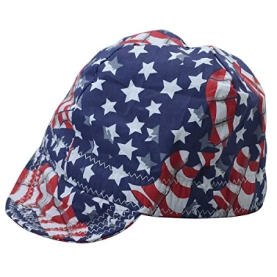 Imagen de RIVERWELD Tapa de Soldadura Puro algodón Malla para Soldadores Fósforo Casco American Eagle Color Equipo Seguridad Laboral Protección la Cabeza