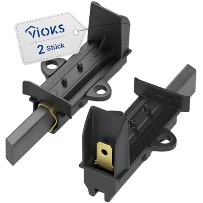 Imagen de Lot de 2 balais charbon rechange pour machine à laver Arcelik Beko 371201202 371201201 L93MF7