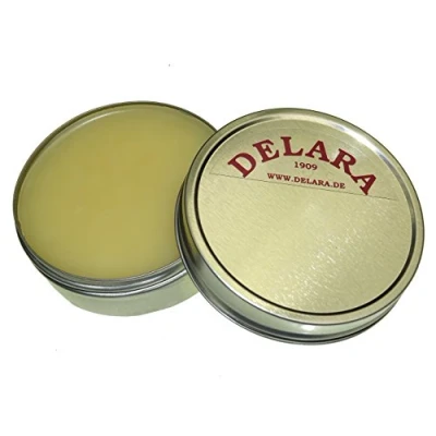 Imagen de DELARA Bálsamo para cuero con yoyoba y cera de abejas, color: incoloro Made in Germany