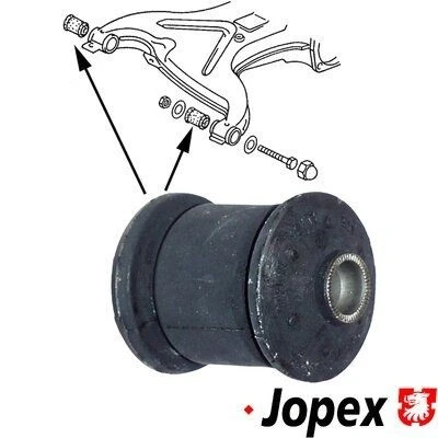 Imagen de JP GROUP 1150301000 Silentblock Brazo de Suspension CLASSIC Eje trasero VOLKSWAGEN: TRANSPORTER 4, 4 Bus, 3 Bus