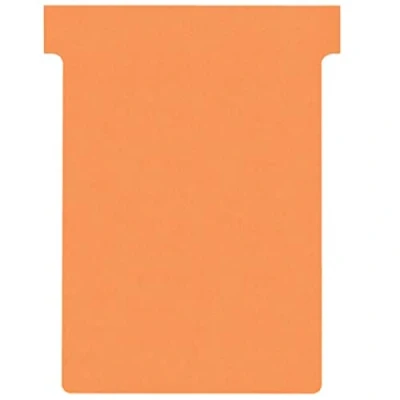Imagen de NOBO 2003009 Estuche 100 fichas T tamaño 3 color naranja