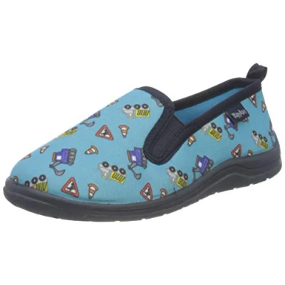 Imagen de Playshoes Pantuflas, Pantuflas Unisex niños, Sitio de Construcción, 28/29 EU
