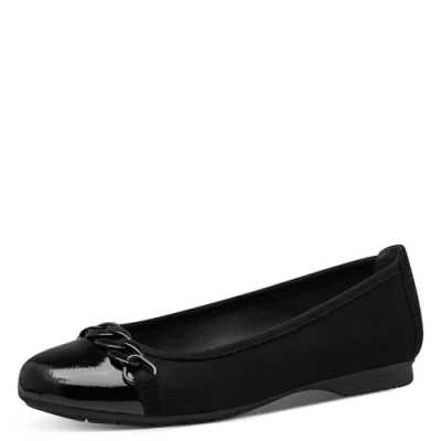 Imagen de Jana 8 22165 41, Zapatos Tipo Ballet Mujer, Negro (Schwarz 1), 37 EU